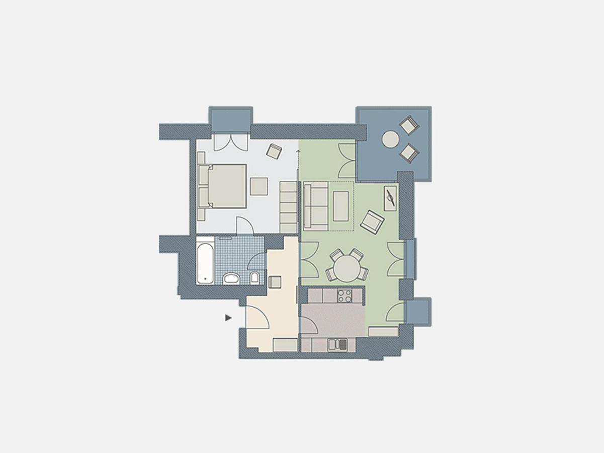 Kaiservillen Heringsdorf - Ferienwohnung Mit 1 Schlafzimmer Und Balkon D224 Luaran gambar